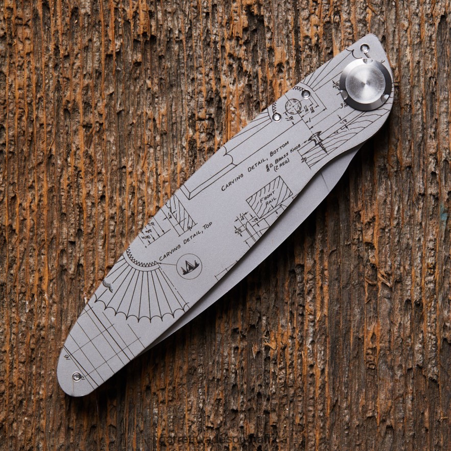 Outdoor Garrett Wade K2 Engraved Tool Design Knife LP88ZX393 - Garrett Wade Chisels