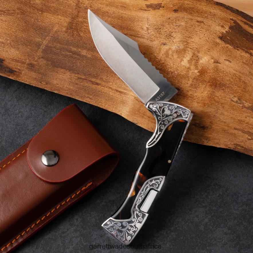 Outdoor Garrett Wade Lockback Knife with Tortoise Handle LP88ZX384 - Garrett Wade Chisels
