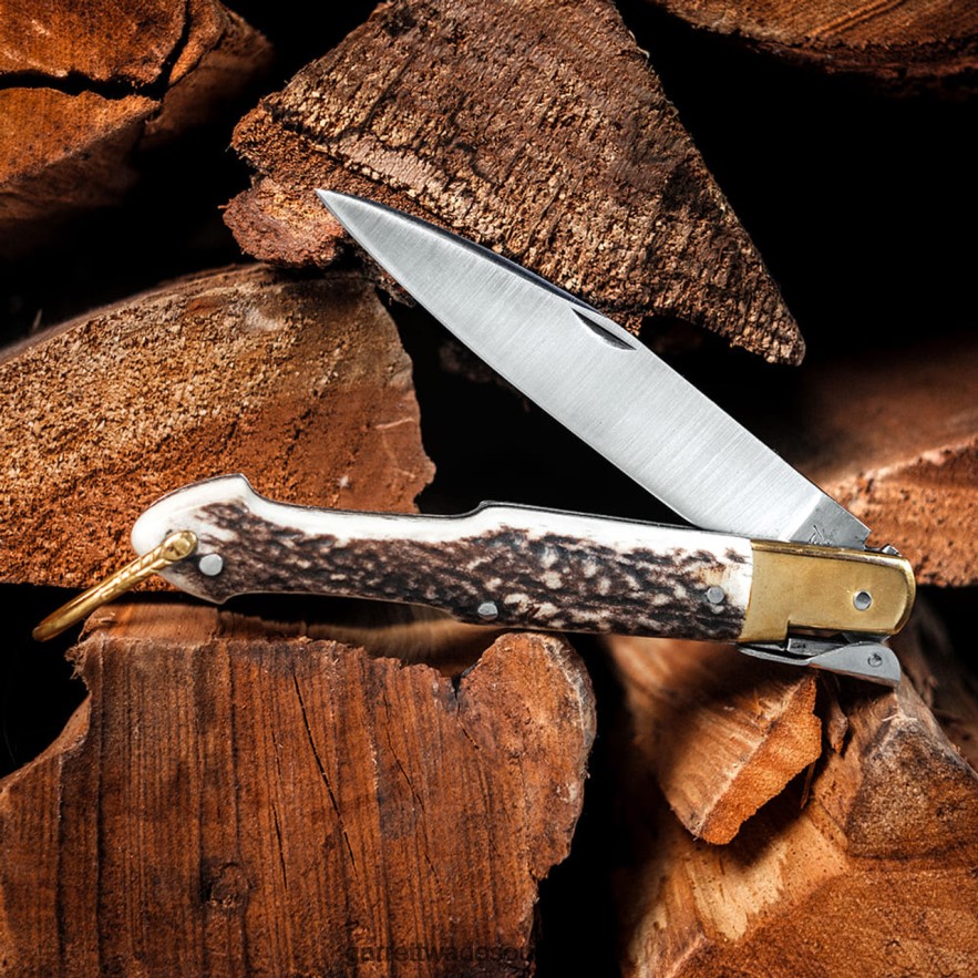 Outdoor Garrett Wade Stag Horn Knife LP88ZX363 - Garrett Wade Chisels