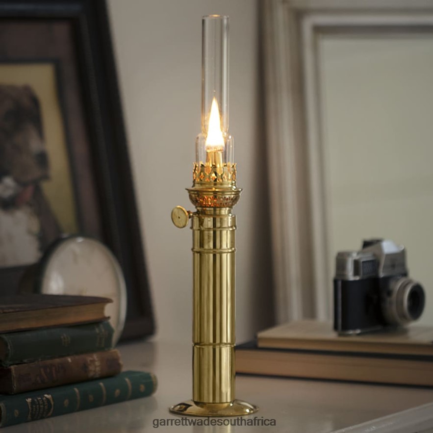 Outdoor Garrett Wade Brass Column Oil Lamp LP88ZX404 - Garrett Wade Knives
