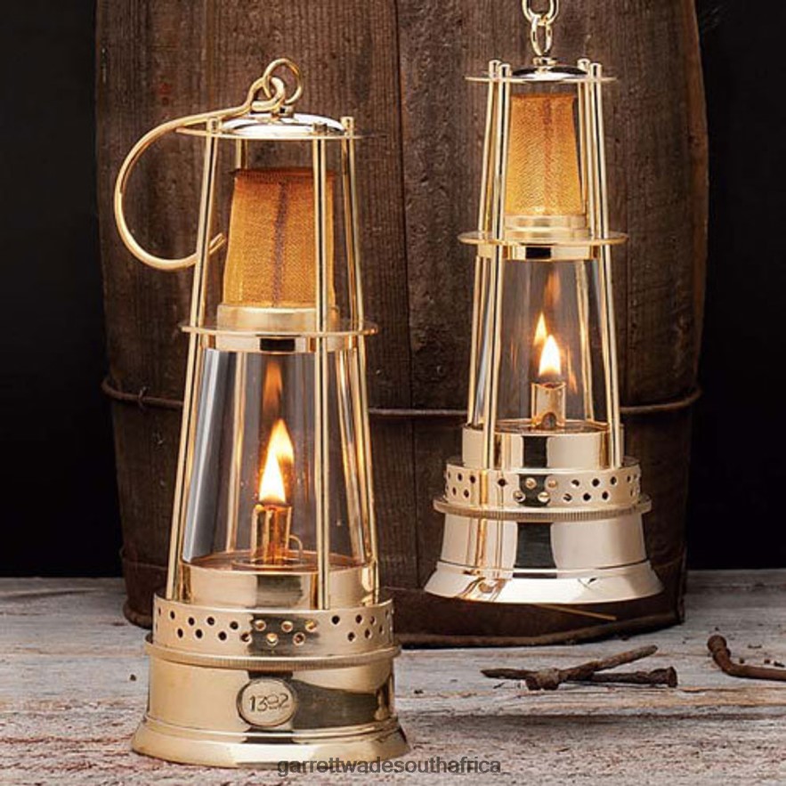 Outdoor Garrett Wade Brass Miner's-Style Oil Lamps LP88ZX412 - Garrett Wade Garden Tools