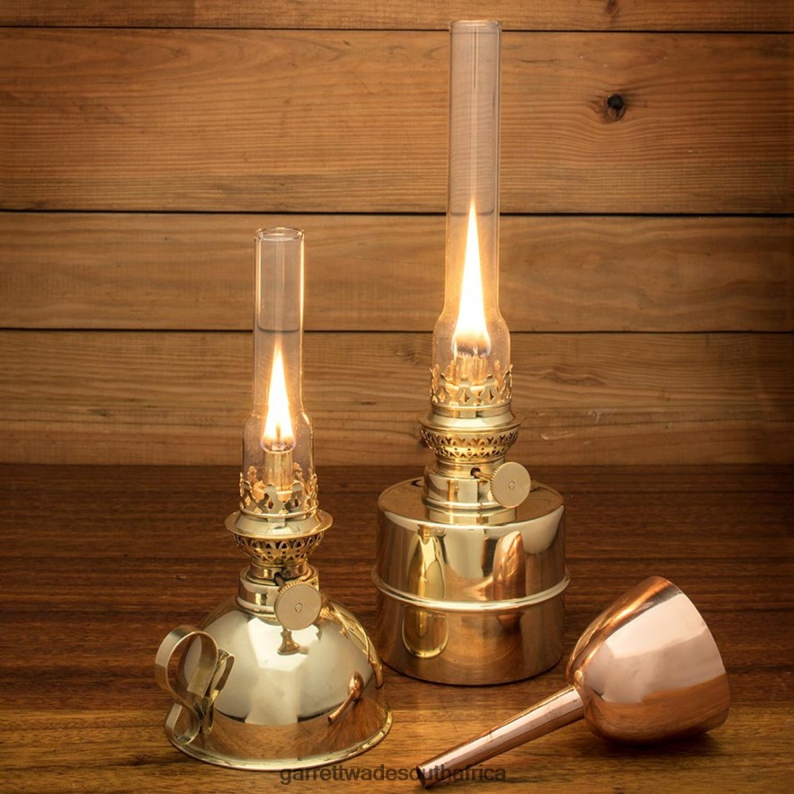 Outdoor Garrett Wade Extra-Bright Brass Oil Lamps LP88ZX405 - Garrett Wade Chisels