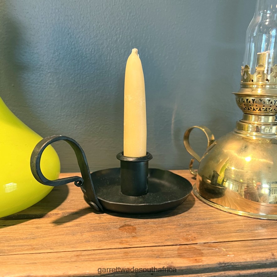 Outdoor Garrett Wade Hand-Forged Iron Chamberstick LP88ZX406 - Garrett Wade Garden Tools