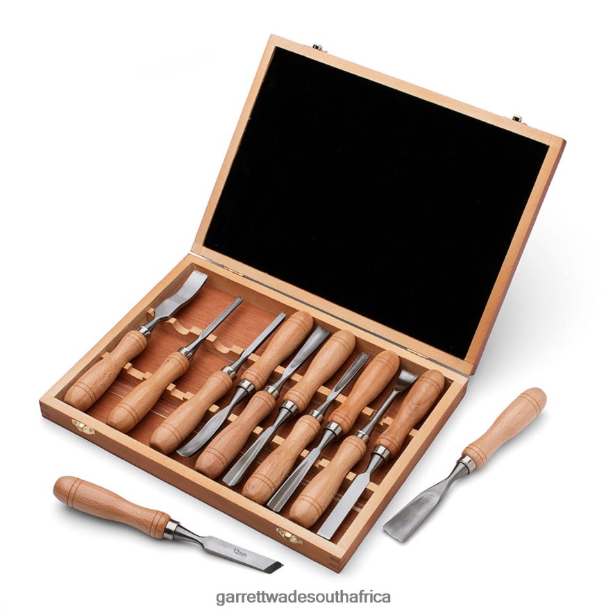 Woodworking Garrett Wade Set of 12 Woodcarving Chisels LP88ZX677 - Garrett Wade Knives