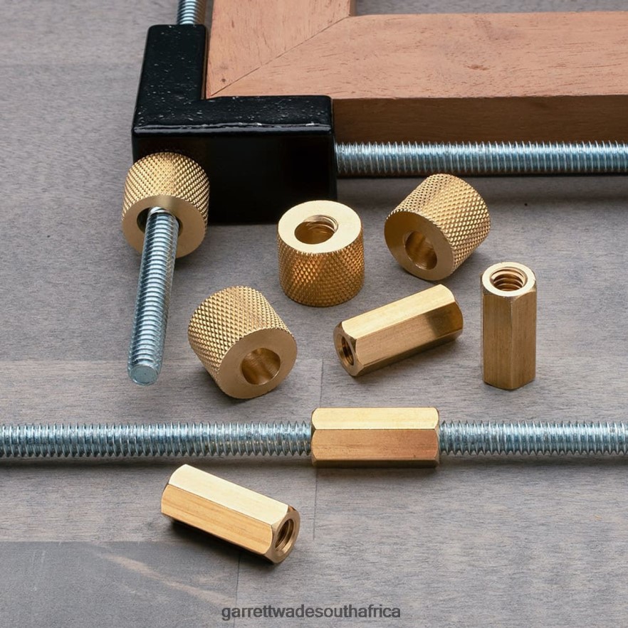 Woodworking Garrett Wade Tightening & Extension Nuts Set for Frame Clamp LP88ZX676 - Garrett Wade Garden Tools
