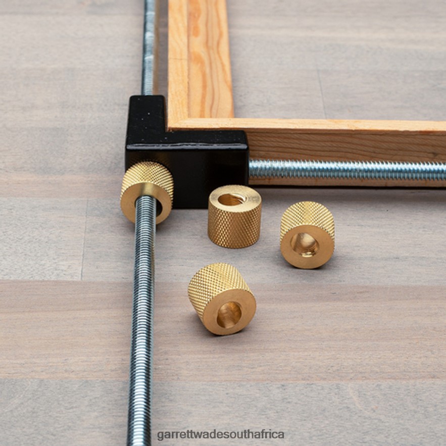 Woodworking Garrett Wade Tightening & Extension Nuts Set for Frame Clamp LP88ZX676 - Garrett Wade Garden Tools