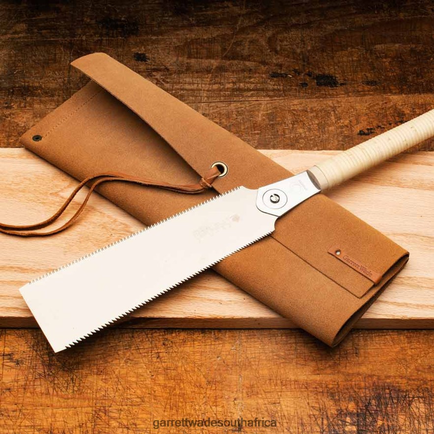 Woodworking Garrett Wade Leather Saw Case with Ryoba LP88ZX624 - Garrett Wade Chisels