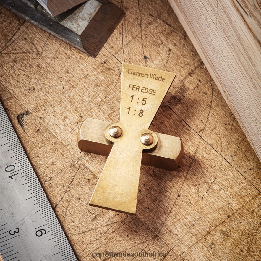 Woodworking Garrett Wade Precision Engineered Brass Dovetail Marker LP88ZX657 - Garrett Wade Chisels