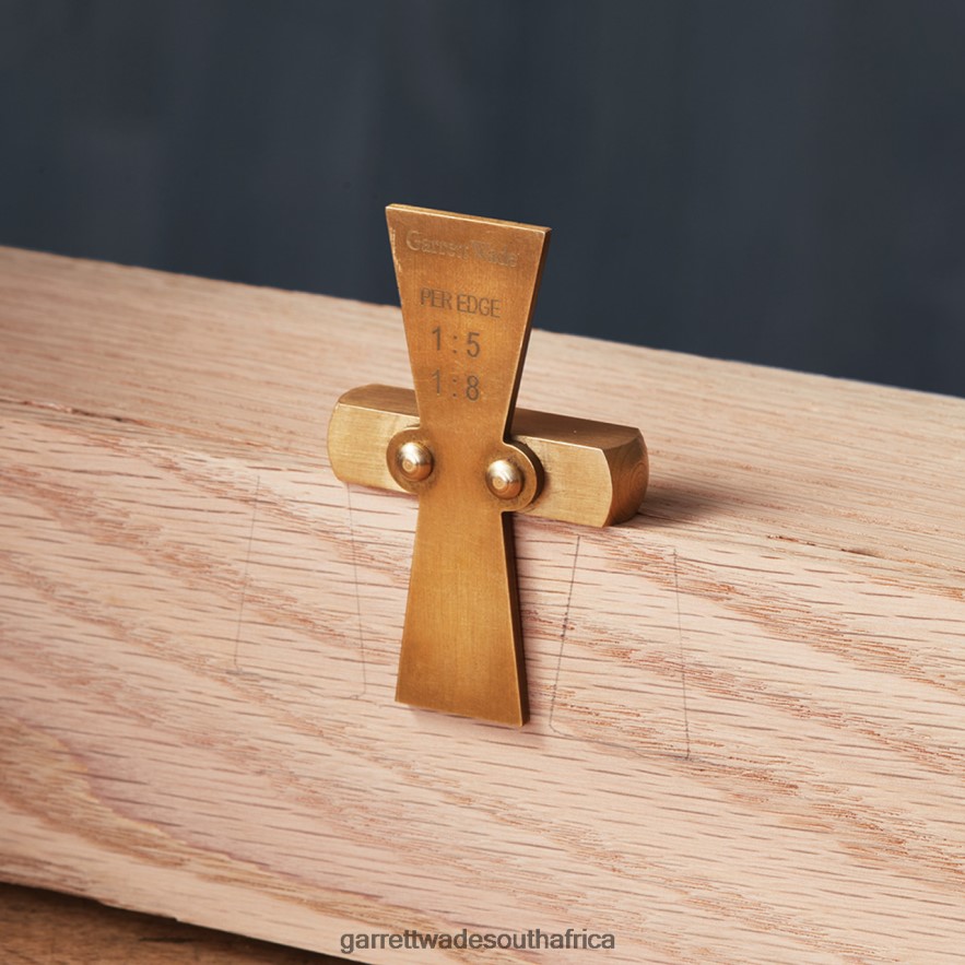 Woodworking Garrett Wade Precision Engineered Brass Dovetail Marker LP88ZX657 - Garrett Wade Chisels