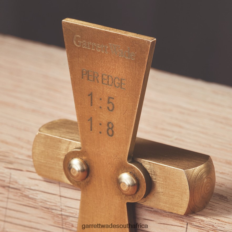 Woodworking Garrett Wade Precision Engineered Brass Dovetail Marker LP88ZX657 - Garrett Wade Chisels