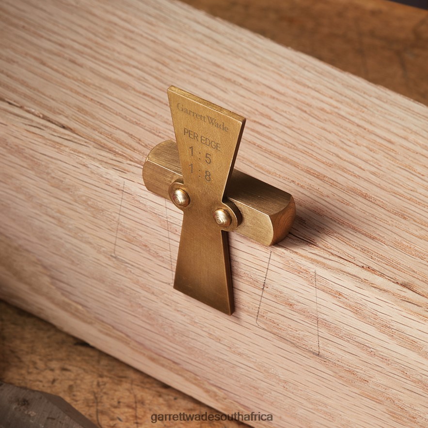 Woodworking Garrett Wade Precision Engineered Brass Dovetail Marker LP88ZX657 - Garrett Wade Chisels