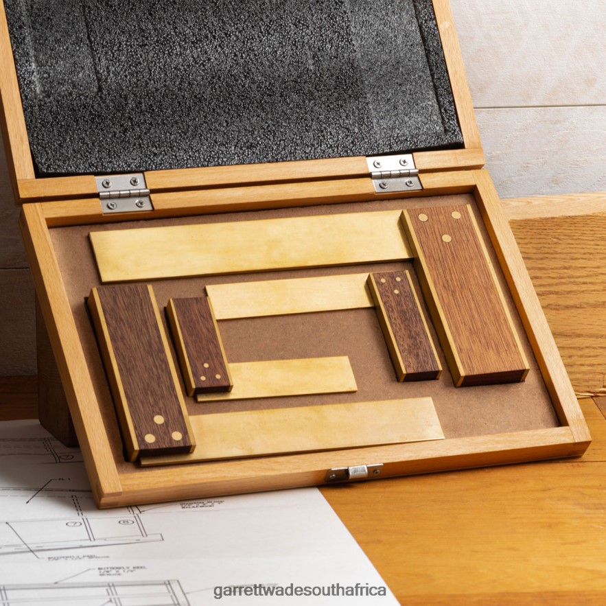 Woodworking Garrett Wade Rosewood & Brass Try Squares LP88ZX659 - Garrett Wade Knives