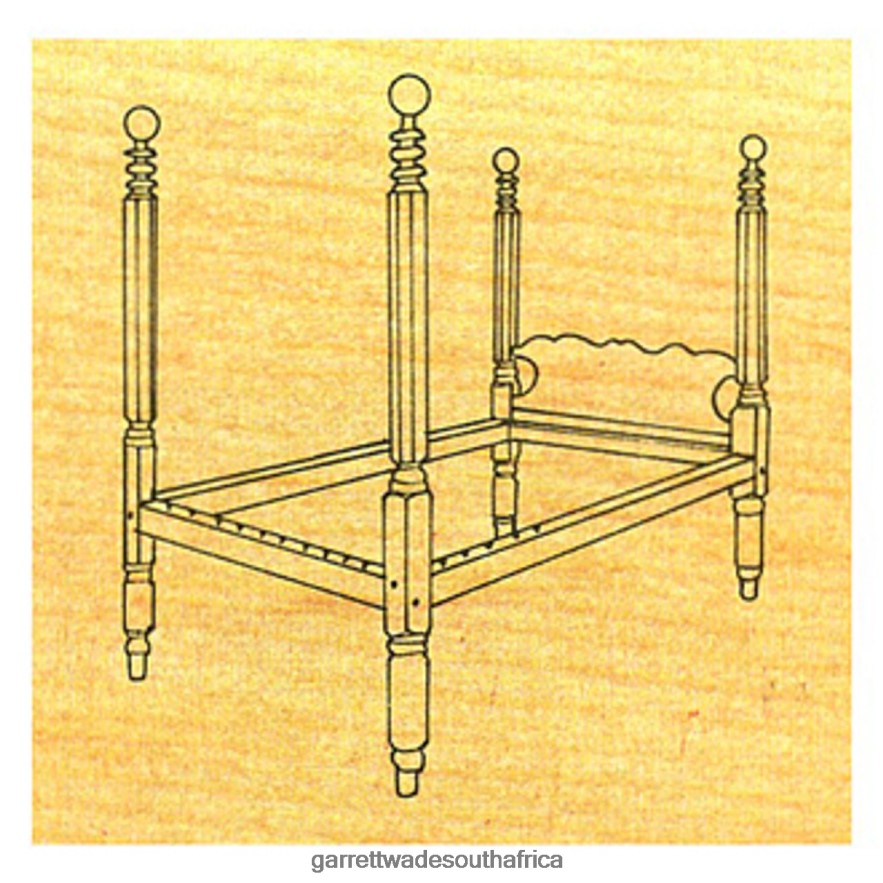 Woodworking Garrett Wade Cannon Ball Bedstead - Stock #59 LP88ZX727 - Garrett Wade Garden Tools
