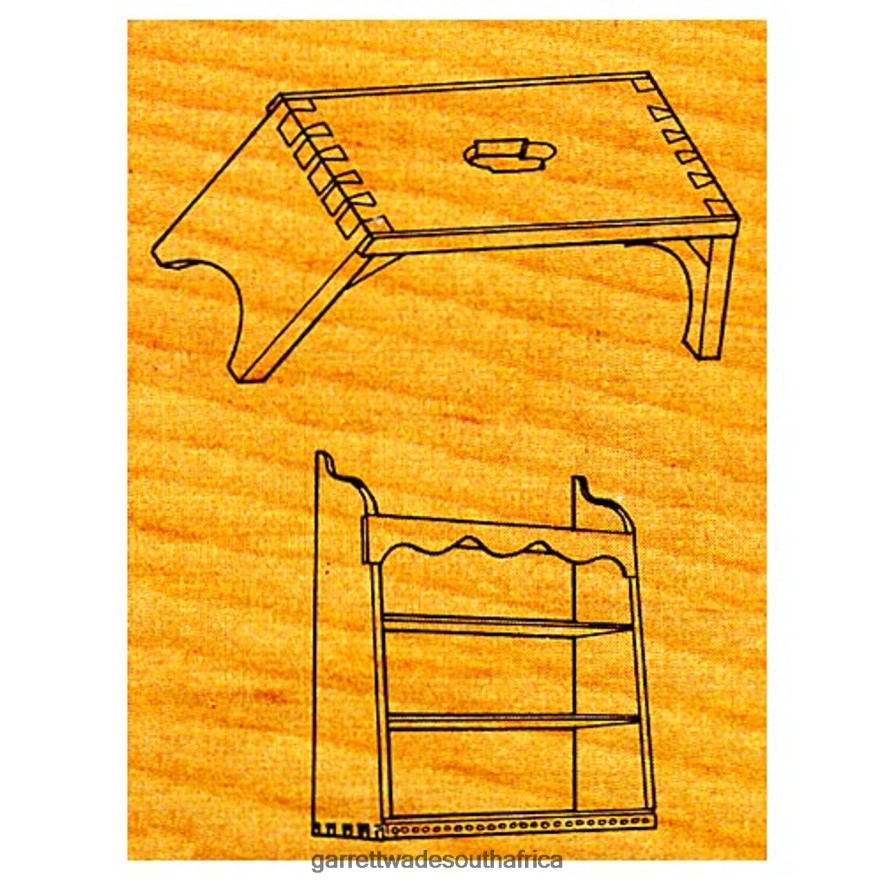 Woodworking Garrett Wade Footstool & Shelves - Stock #OS13 LP88ZX730 - Garrett Wade Garden Tools