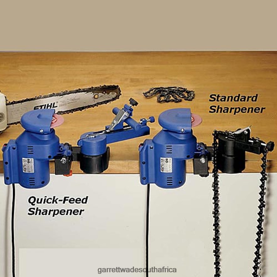 Woodworking Garrett Wade Quick Feed Chain Sharpener (22mm Arbor) LP88ZX682 - Garrett Wade Garden Tools