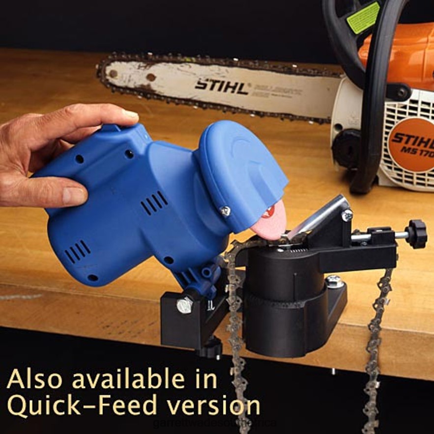 Woodworking Garrett Wade Quick Feed Chain Sharpener (22mm Arbor) LP88ZX682 - Garrett Wade Garden Tools