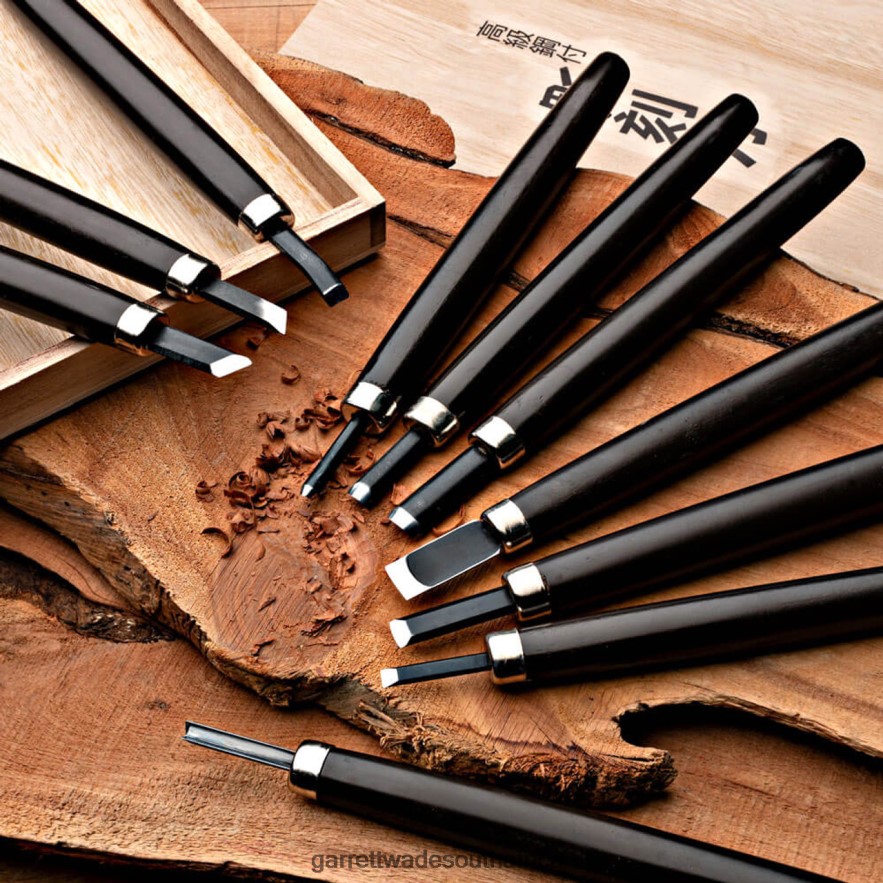 Woodworking Garrett Wade 10-Piece Wooden Carving Set LP88ZX643 - Garrett Wade Garden Tools