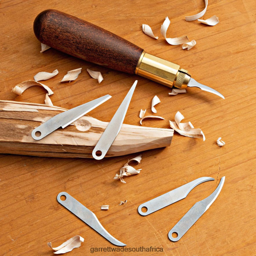 Woodworking Garrett Wade 6-in-1 Carving Tool Set LP88ZX647 - Garrett Wade Knives