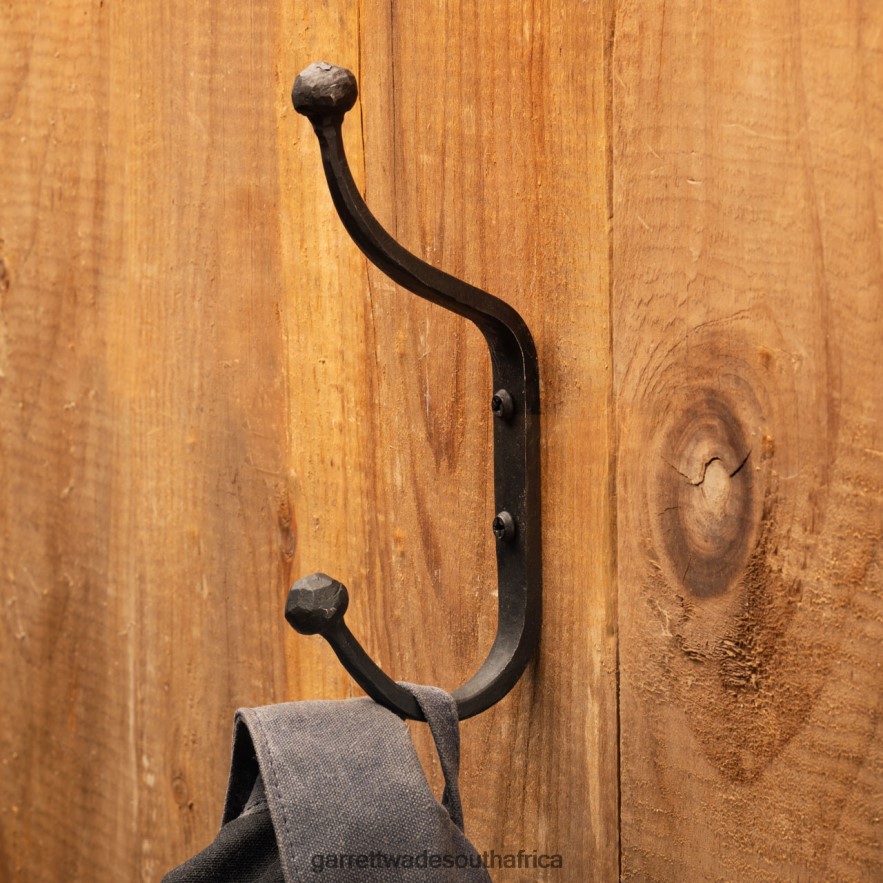 Workshop Garrett Wade Forged Iron Double Coat Hook LP88ZX495 - Garrett Wade Chisels