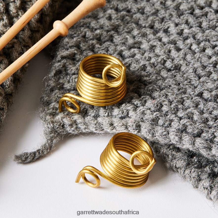 Workshop Garrett Wade Two Brass Knitting Rings LP88ZX589 - Garrett Wade Garden Tools