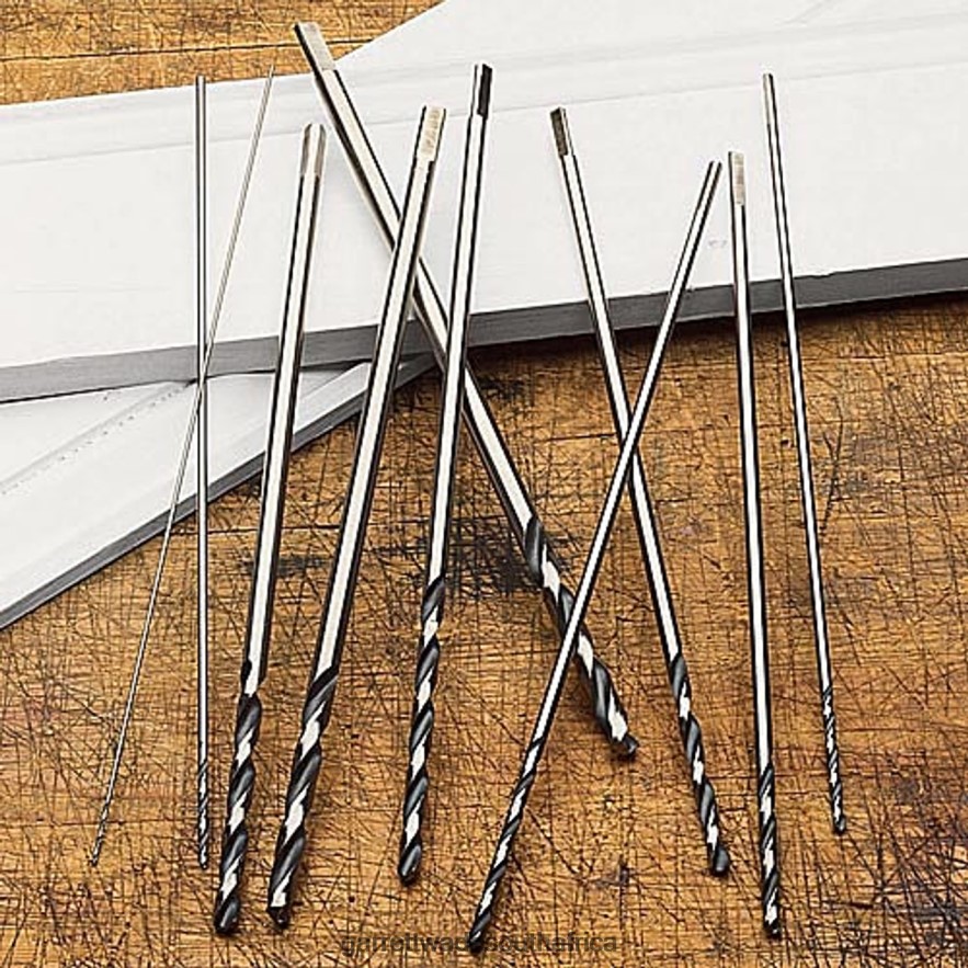 Workshop Garrett Wade Long Aircraft Drill Bit Set (10) LP88ZX487 - Garrett Wade Garden Tools