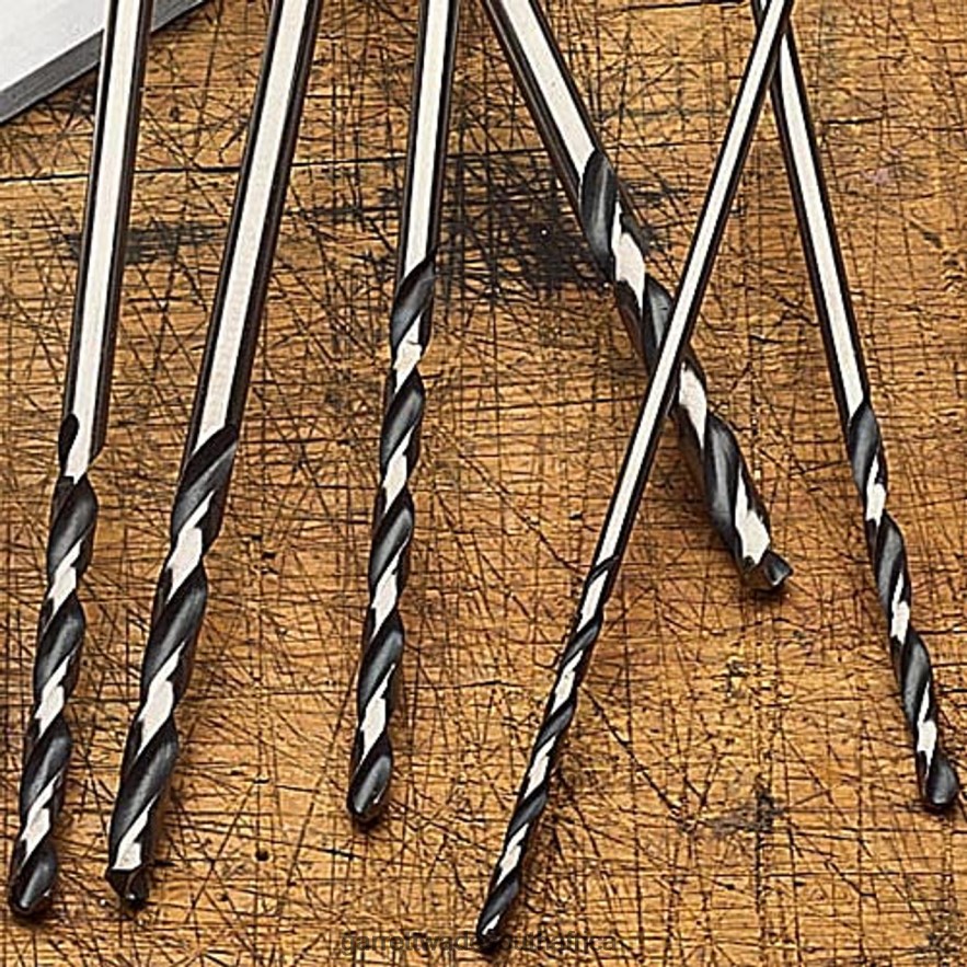Workshop Garrett Wade Long Aircraft Drill Bit Set (10) LP88ZX487 - Garrett Wade Garden Tools