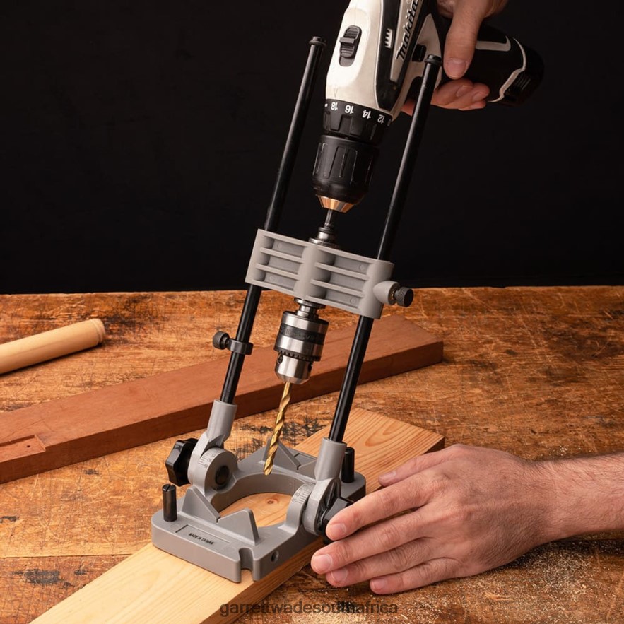 Workshop Garrett Wade Portable Drill Guide Jig LP88ZX466 - Garrett Wade Garden Tools