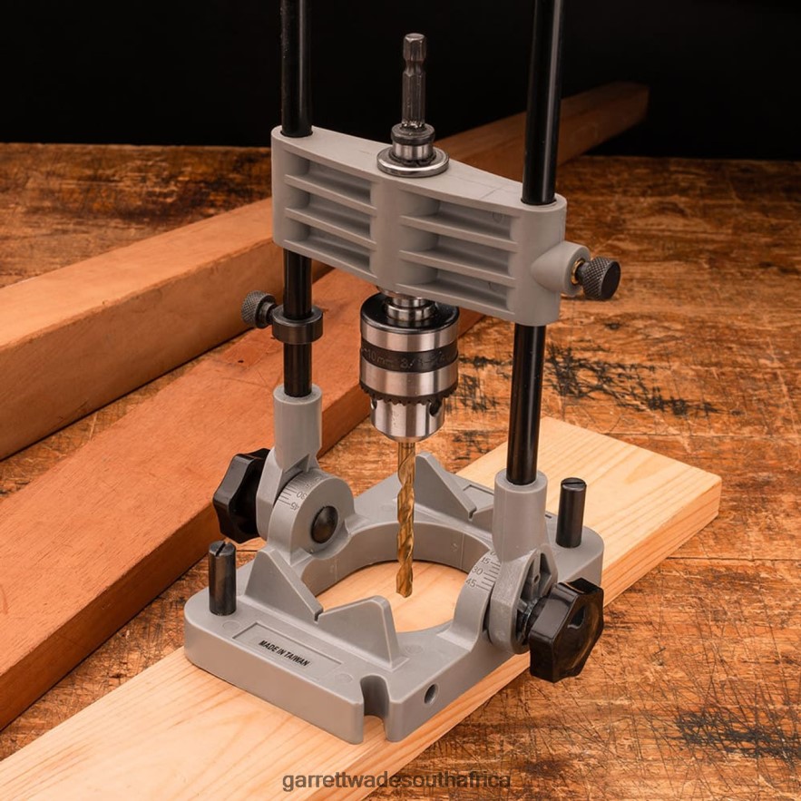 Workshop Garrett Wade Portable Drill Guide Jig LP88ZX466 - Garrett Wade Garden Tools