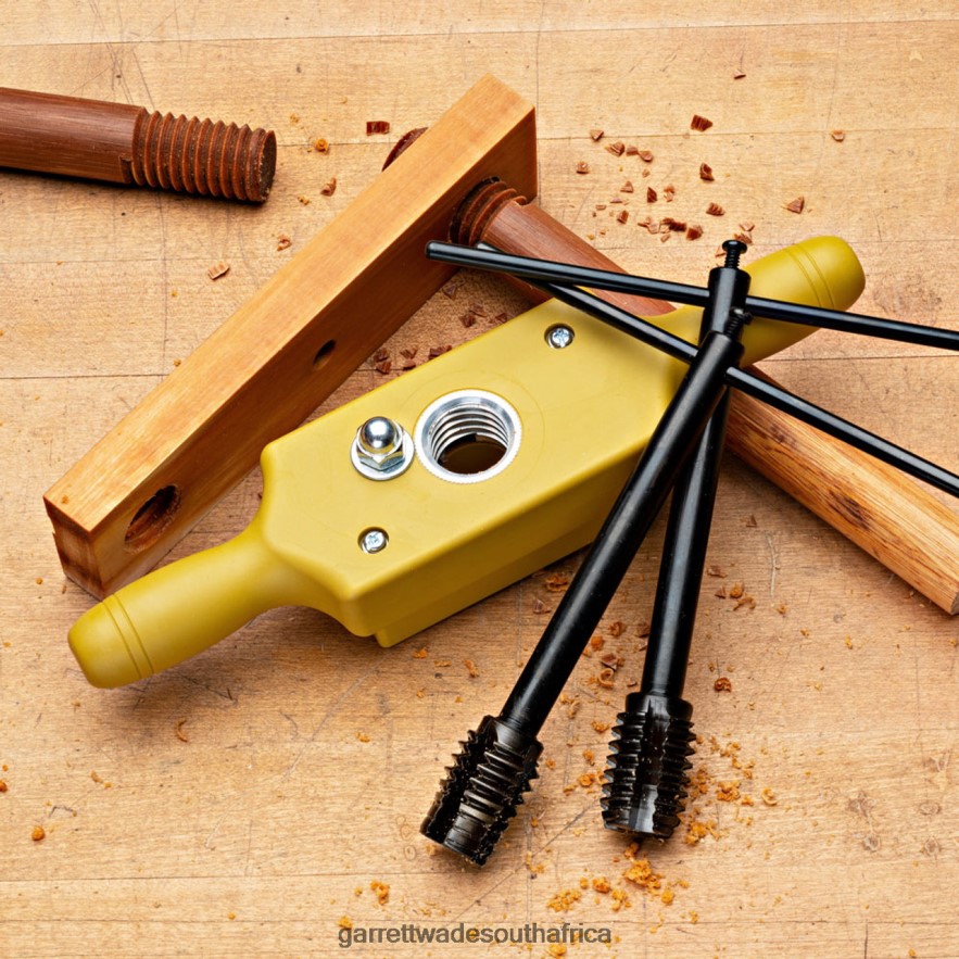 Workshop Garrett Wade Tap and Die Wood Threading Set - Updated LP88ZX472 - Garrett Wade Garden Tools