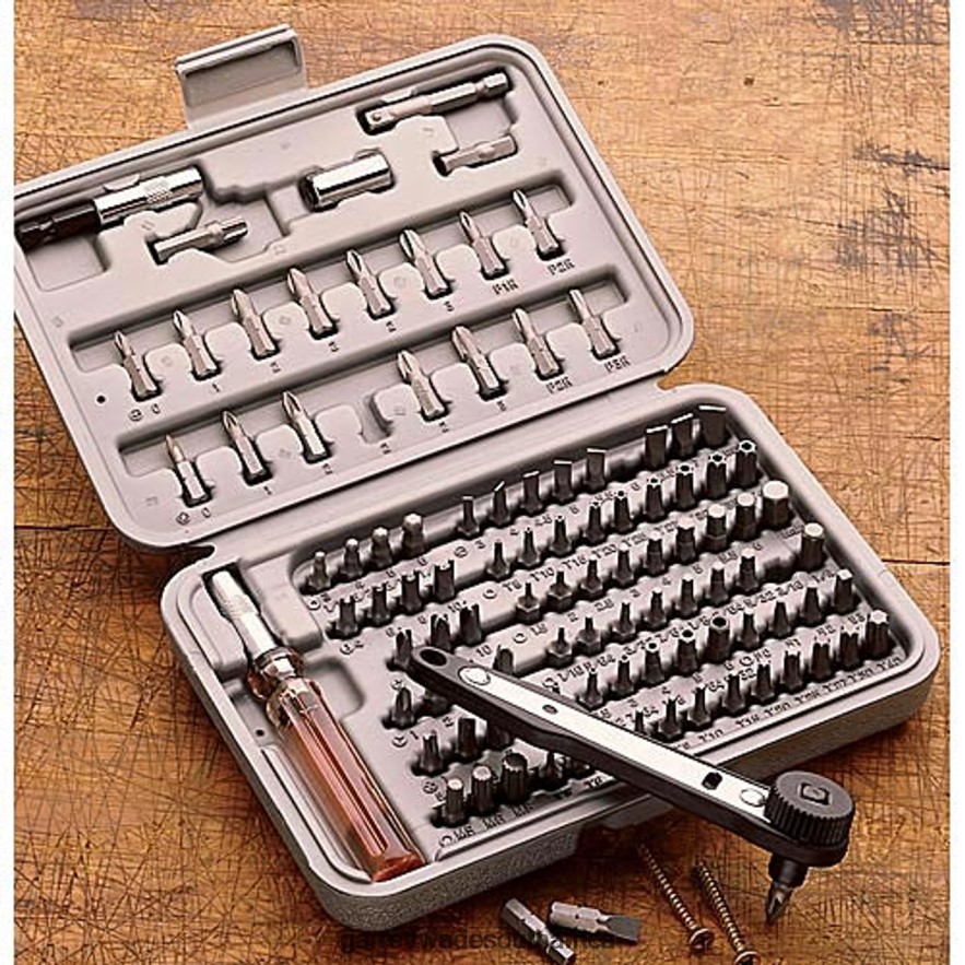 Workshop Garrett Wade 102 Piece Hex Driver Bit Set LP88ZX440 - Garrett Wade Knives