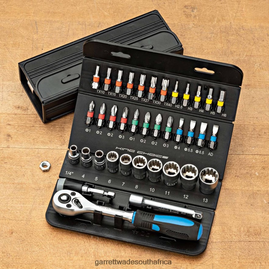Workshop Garrett Wade 37-Piece Socket Driver & Multi Bit Set LP88ZX442 - Garrett Wade Garden Tools