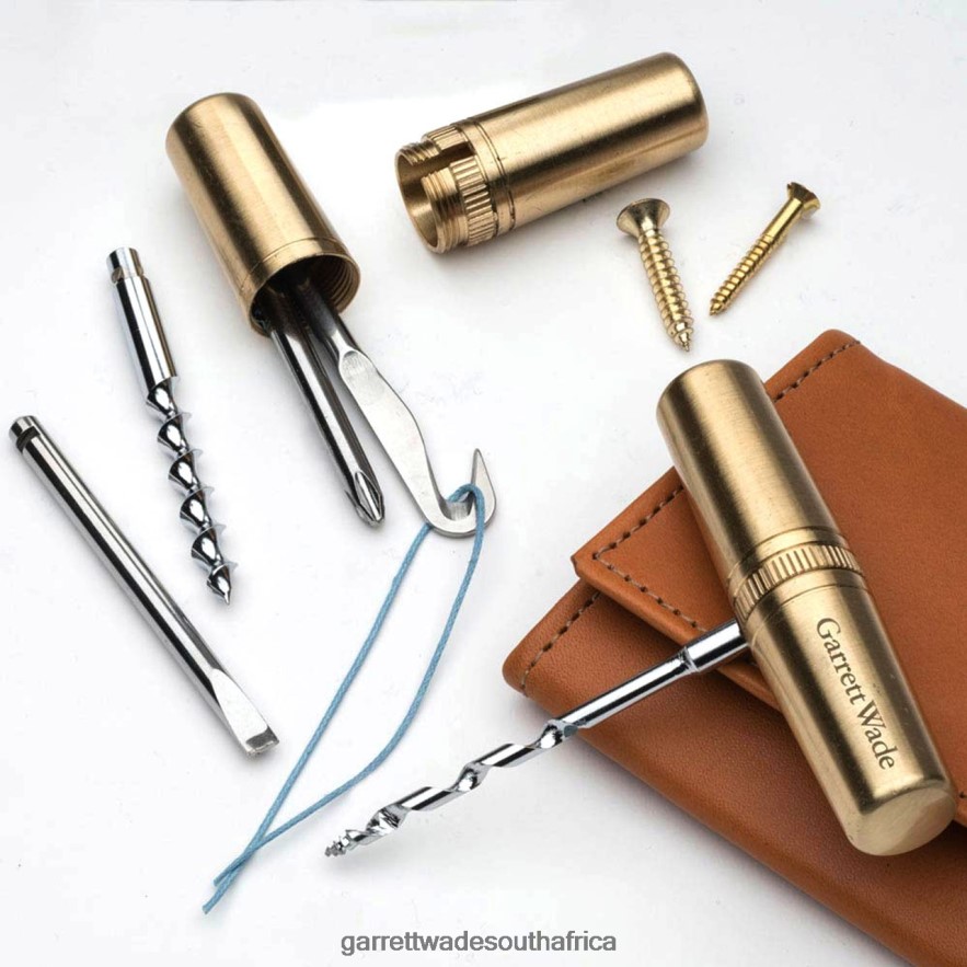 Workshop Garrett Wade Beautiful Brass Capsule Multi-Tools LP88ZX435 - Garrett Wade Chisels