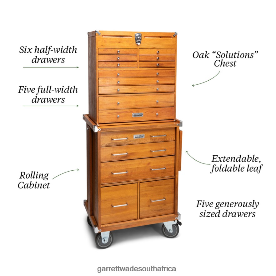 Workshop Garrett Wade Gerstner International Matched Pair of Oak Storage Chests LP88ZX449 - Garrett Wade Knives