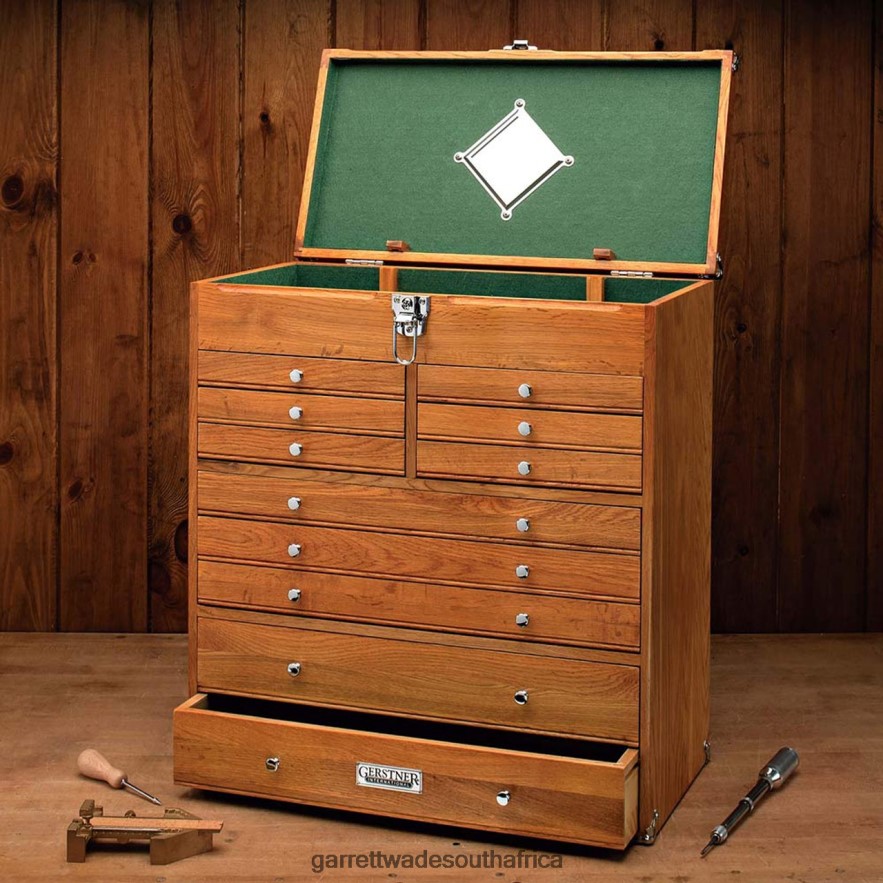 Workshop Garrett Wade Gerstner International Oak ''Solutions'' Chest LP88ZX448 - Garrett Wade Garden Tools