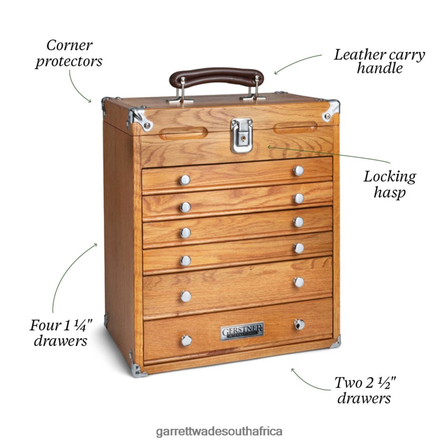 Workshop Garrett Wade Gerstner International Oak \'\'Solutions\'\' Chest LP88ZX448 - Garrett Wade Garden Tools