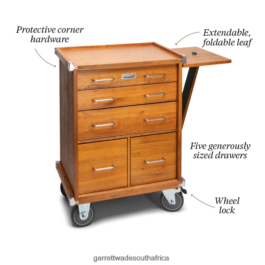 Workshop Garrett Wade Gerstner International Rolling Cabinet LP88ZX450 - Garrett Wade Chisels