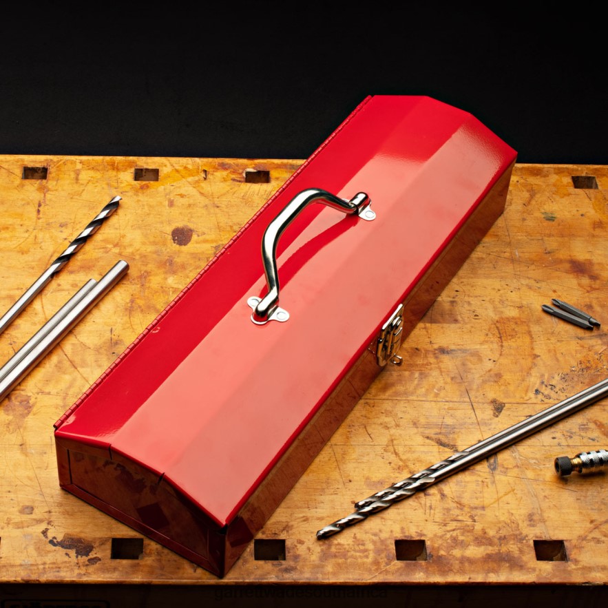Workshop Garrett Wade Red Steel ''Torpedo'' Toolbox LP88ZX459 - Garrett Wade Chisels