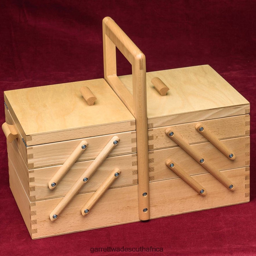 Workshop Garrett Wade Solid Beech Crafts Storage Box LP88ZX455 - Garrett Wade Knives
