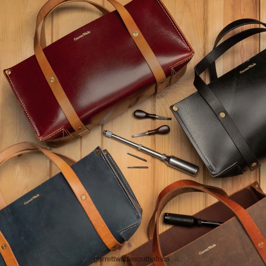 Workshop Garrett Wade USA Made Portable Leather Tool Bags (multiple colors) LP88ZX454 - Garrett Wade Garden Tools